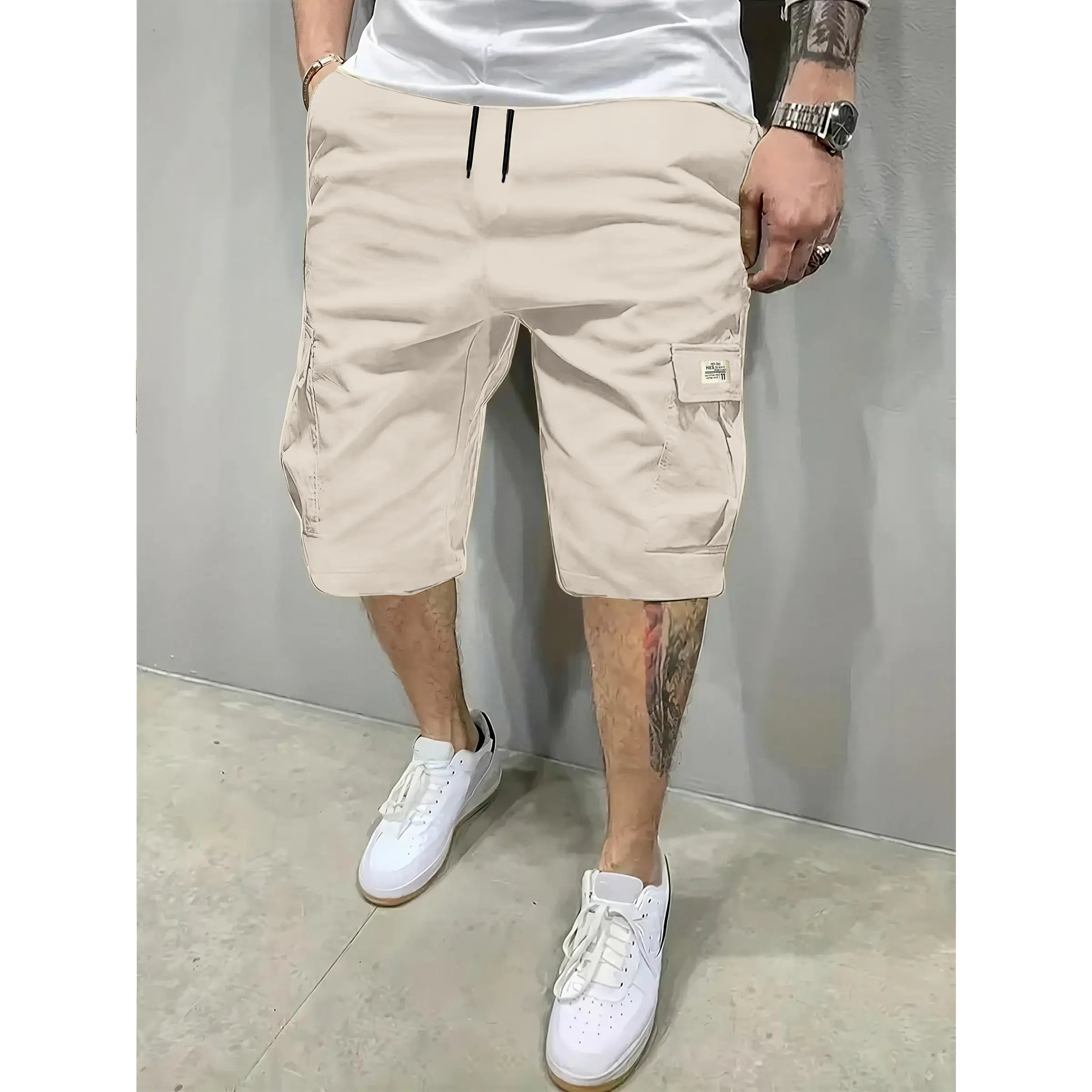 Men’s 3-Pack Breathable Drawstring Shorts with Pockets