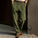 Corduroy Straight Leg Trousers