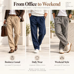 Corduroy Straight Leg Trousers