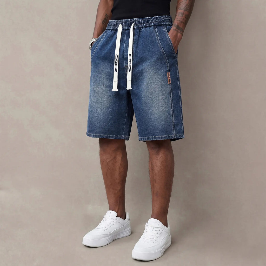 Herren Leichte Jeans-Shorts - Trendige Stretchhose für den Sommer