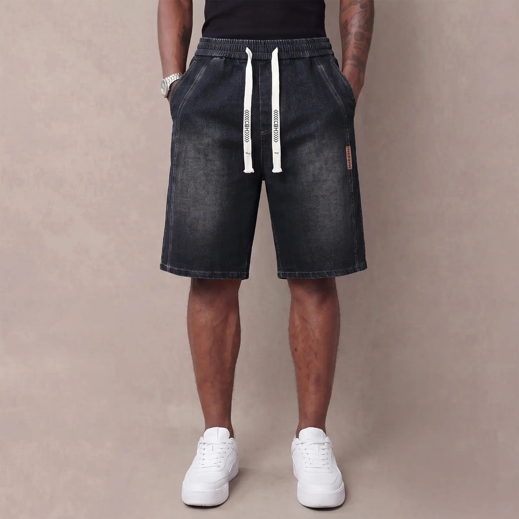 Herren Leichte Jeans-Shorts - Trendige Stretchhose für den Sommer