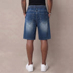 Herren Leichte Jeans-Shorts - Trendige Stretchhose für den Sommer