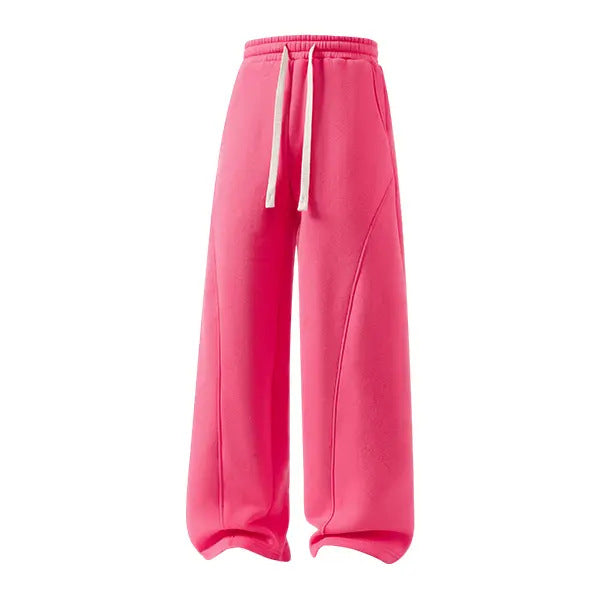 Men’s Retro Relaxed Sweatpants – Drawstring Waist & Loose Fit