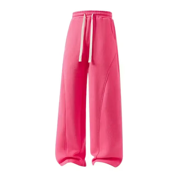 Men’s Retro Relaxed Sweatpants – Drawstring Waist & Loose Fit