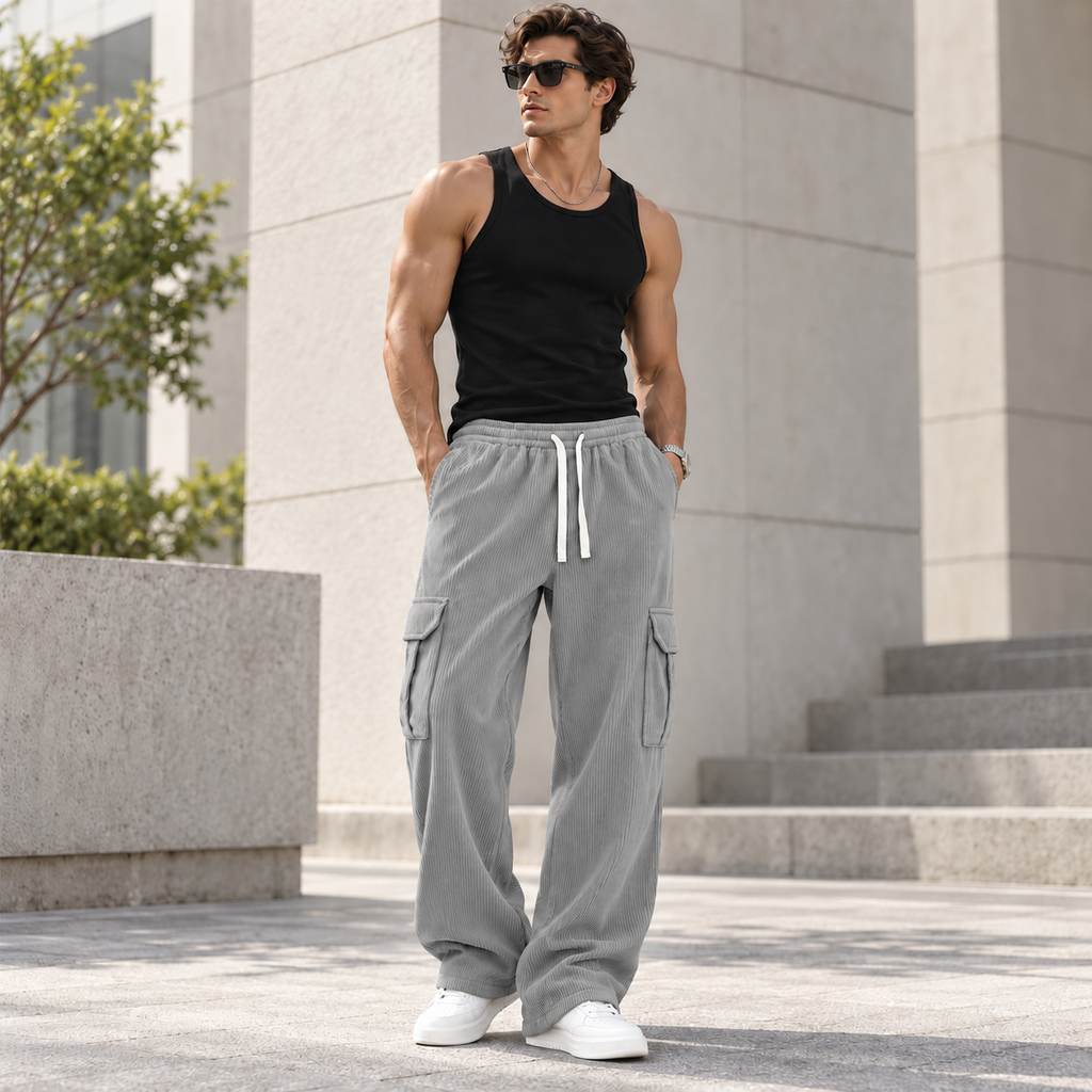 Men's Corduroy Cargo Pants