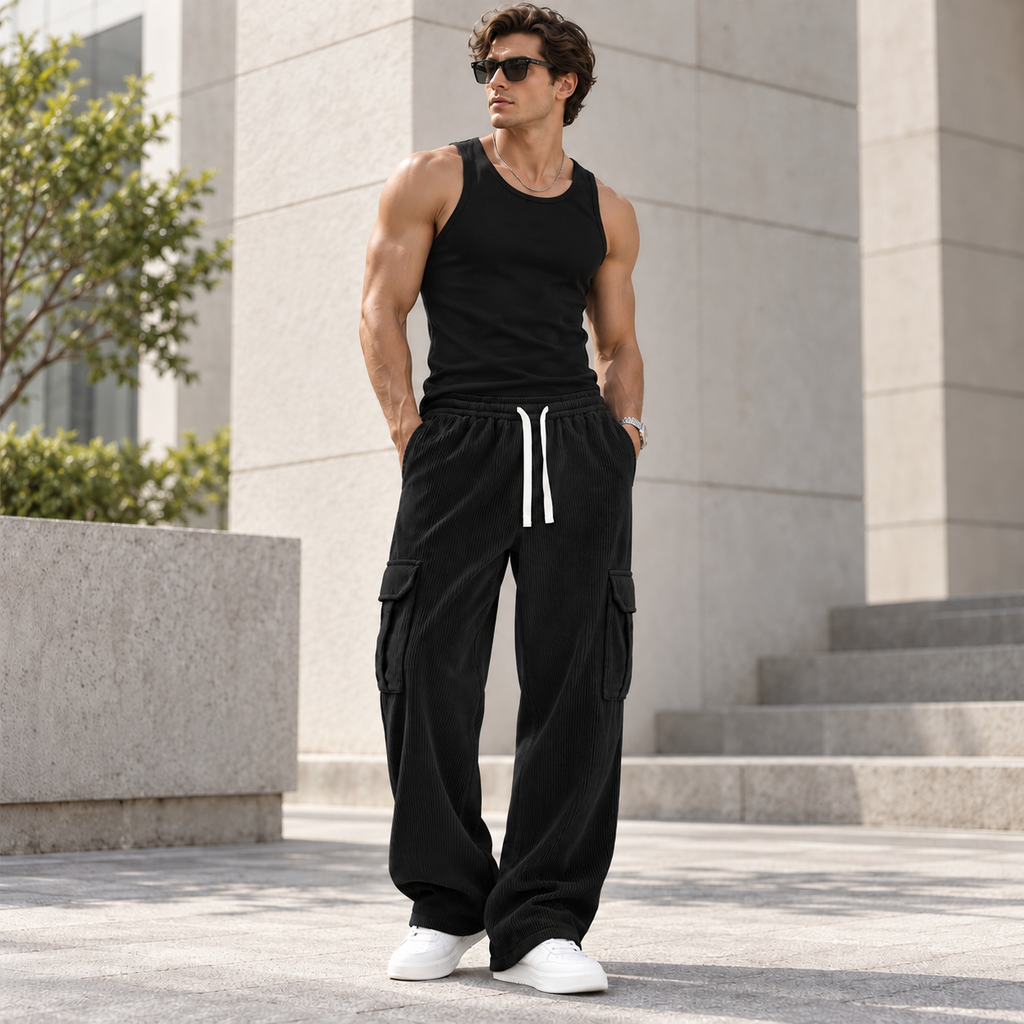 Men's Corduroy Cargo Pants