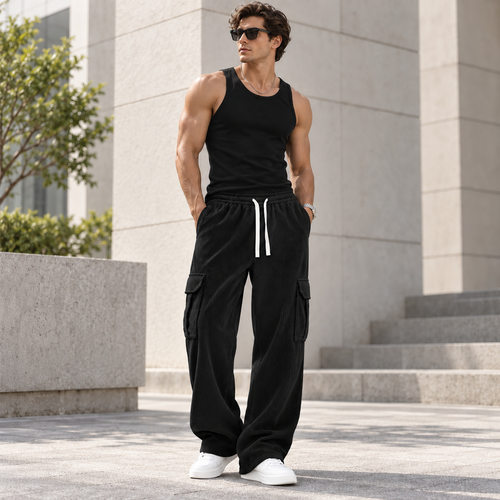 Men's Corduroy Cargo Pants