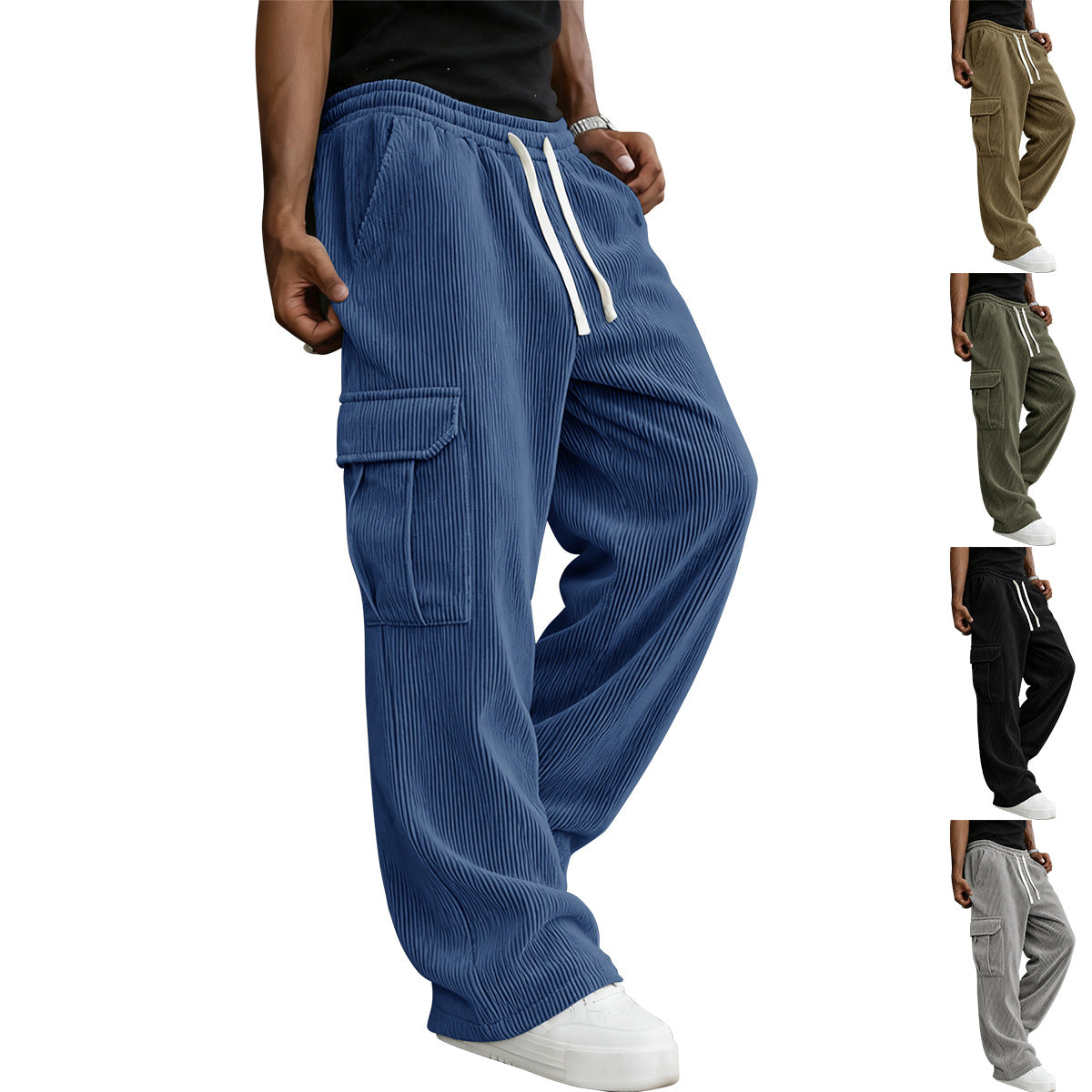 Men's Corduroy Cargo Pants