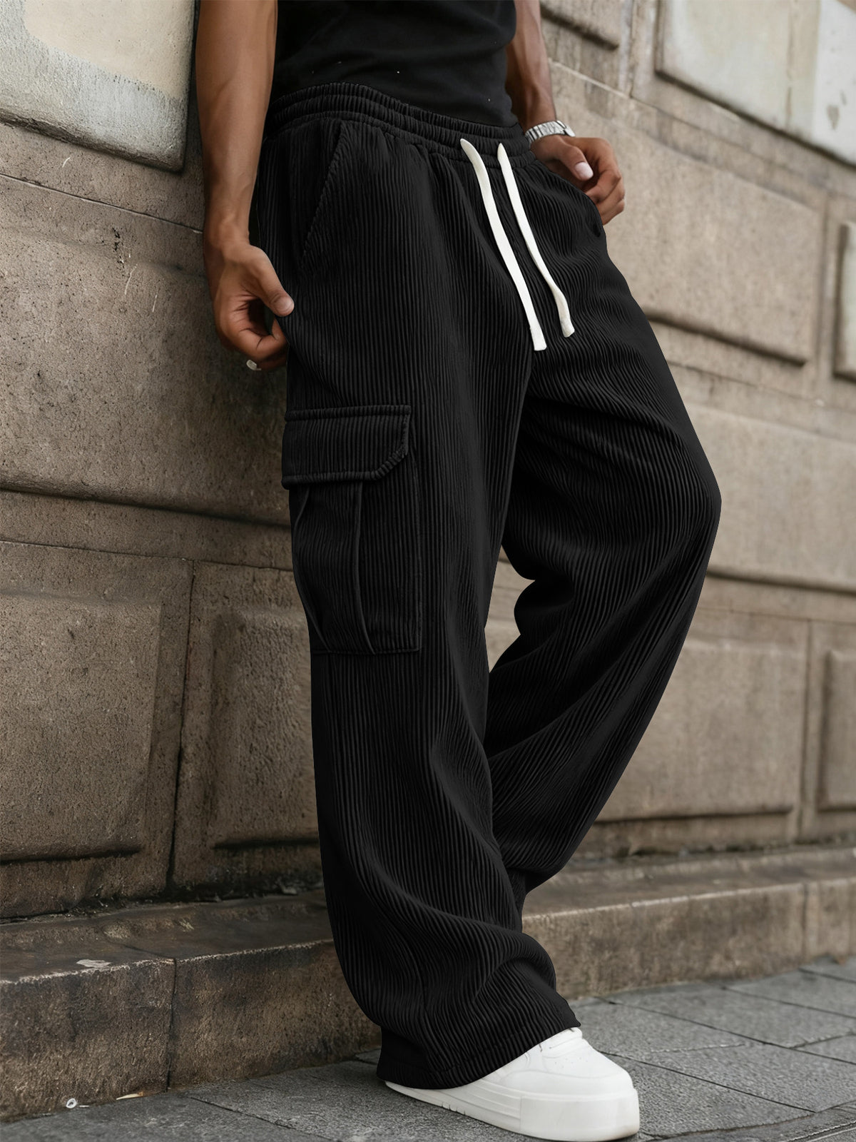 Men's Corduroy Cargo Pants