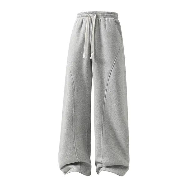 Men’s Retro Relaxed Sweatpants – Drawstring Waist & Loose Fit