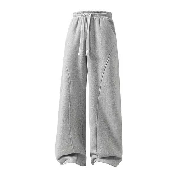 Men’s Retro Relaxed Sweatpants – Drawstring Waist & Loose Fit