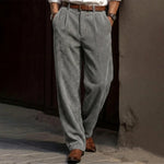 Corduroy Straight Leg Trousers
