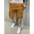 Men’s 3-Pack Breathable Drawstring Shorts with Pockets