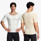 Nahtloses Muskelshirt für Herren mit herausnehmbaren Brustpolstern